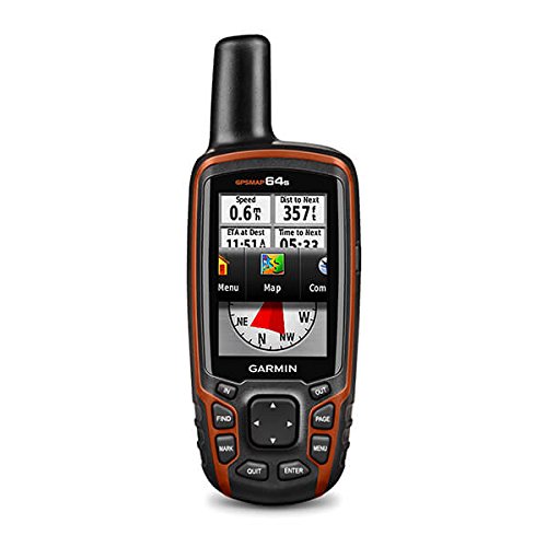Garmin GPSMAP 64s Navigationshandgerät - 2,6''-Farbdisplay, barometrischer Höhenmesser, Live Tracking