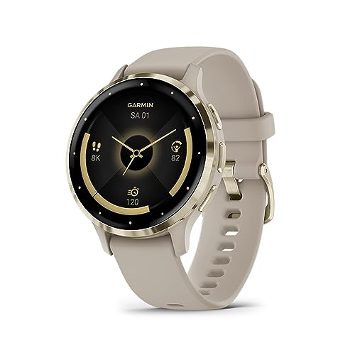 Garmin Venu 3S – GPS-Fitness-Smartwatch mit Bluetooth Telefonie und Sprachassistenz, Ultrascharfes 1,3 Zoll/ 1,1 Zoll ...