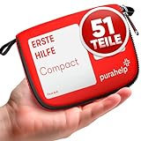 Mini Erste Hilfe Set - Kompakt & Leicht - 51 Teile für Re...